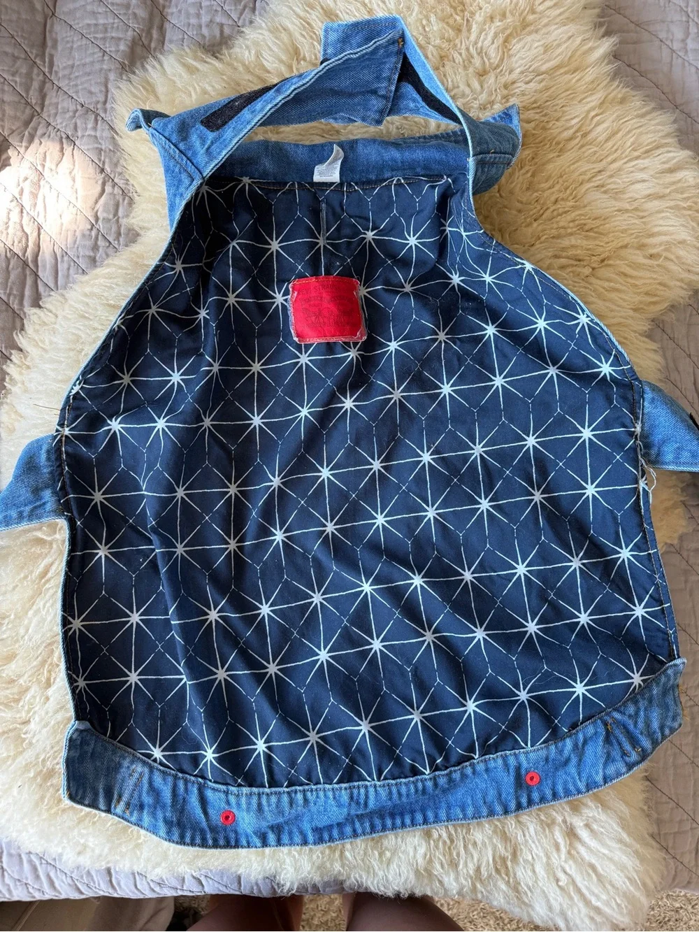 Levi’s x Target Blue Denim Dog Vest Jacket